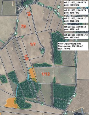 Działka rolna Skolwity, Popity. Zdjęcie 1