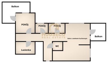 Mieszkanie 4-pokojowe Gdańsk Morena, ul. prof. Stefana Hausbrandta