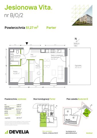 Mieszkanie 3-pokojowe Gdańsk Wrzeszcz, ul. Jesionowa. Zdjęcie 6