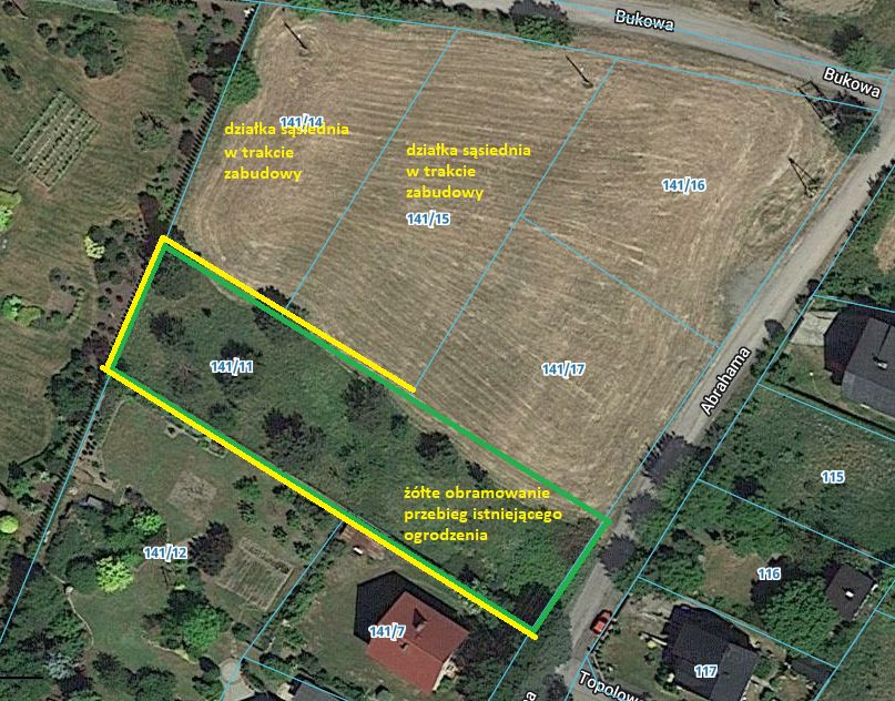 Działka budowlana Nowy Dwór Wejherowski, ul. Antoniego Abrahama
