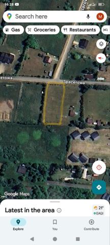 Działka inwestycyjna Jezierzany, ul. Spacerowa. Zdjęcie 1