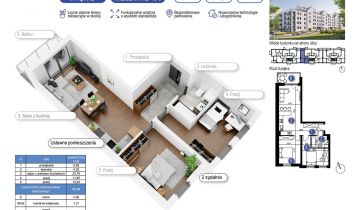 Mieszkanie 3-pokojowe Brzeg, ul. Rybacka
