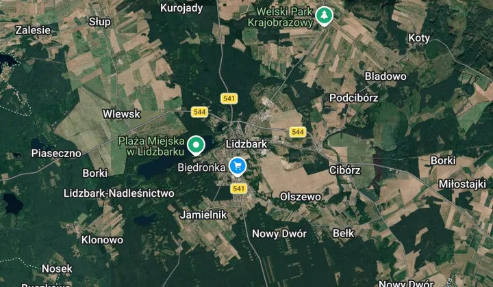 Mieszkanie 2-pokojowe Lidzbark