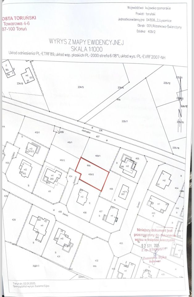 Działka budowlana Różankowo, ul. Bażancia. Zdjęcie 2