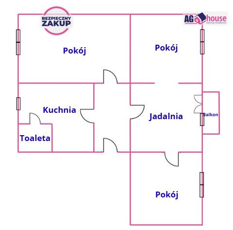 Mieszkanie 4-pokojowe Pruszcz Gdański, ul. Grunwaldzka. Zdjęcie 12