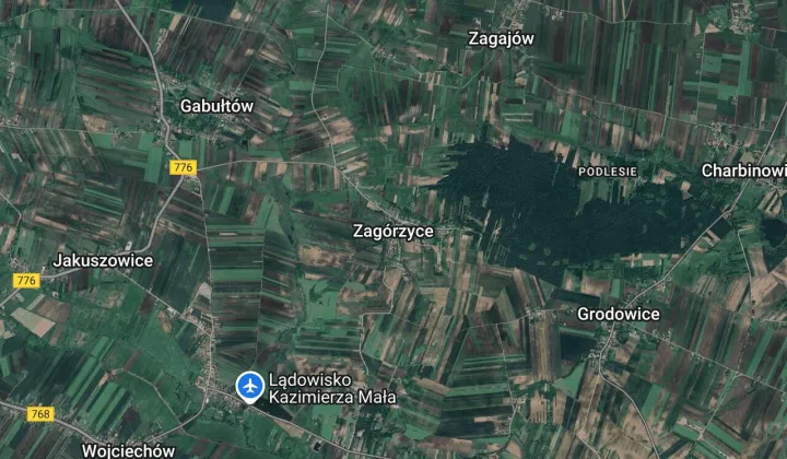 Działka rolna Zagórzyce