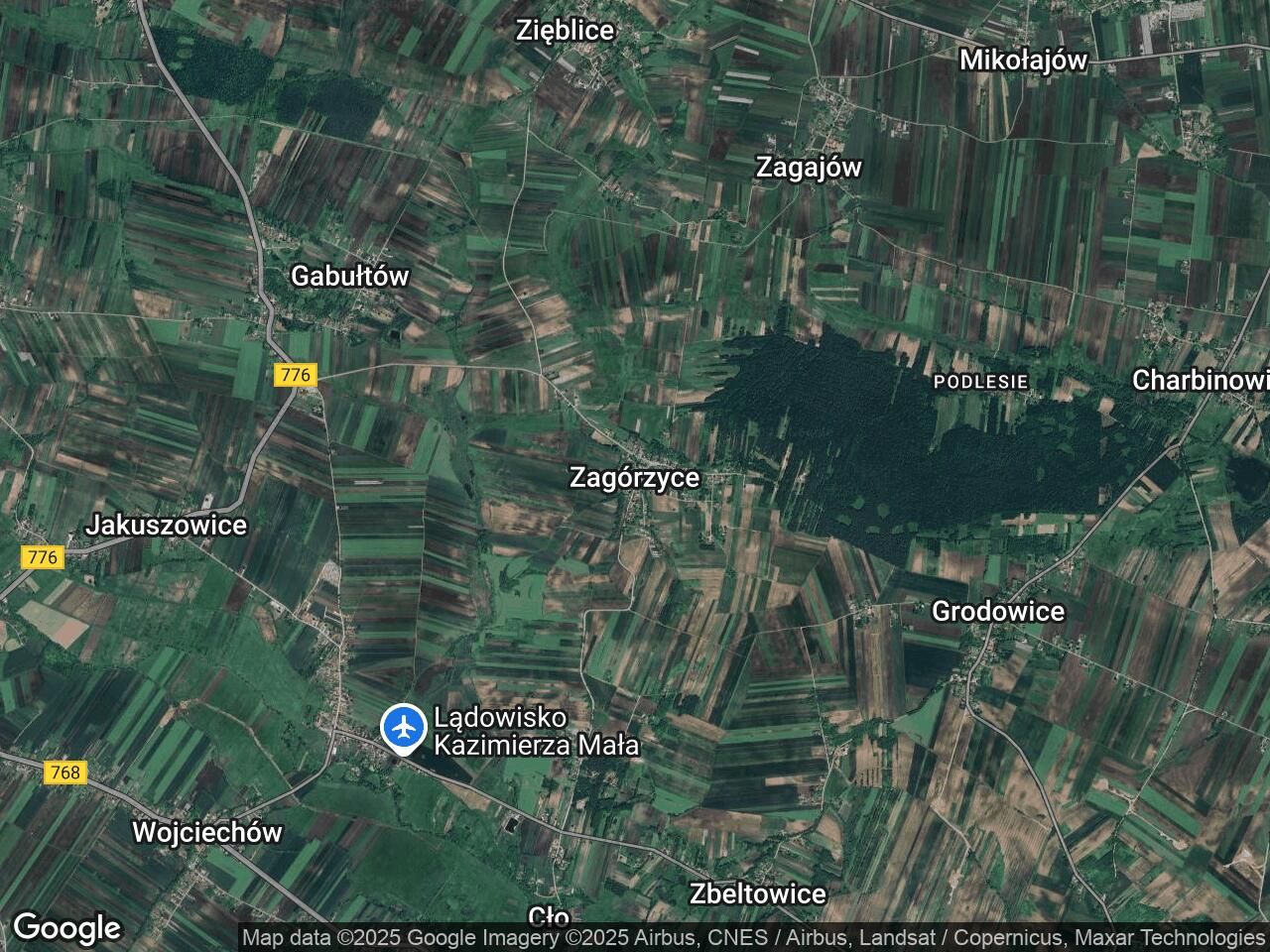 Działka rolna Zagórzyce