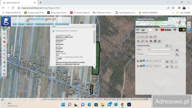 Działka siedliskowa Dąbrowa. Zdjęcie 4