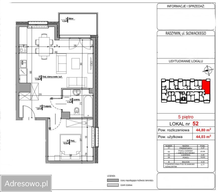 Mieszkanie 2-pokojowe Radzymin, ul. Juliusza Słowackiego. Zdjęcie 1