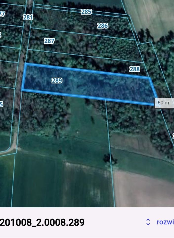 Działka rolna Koski-Wypychy