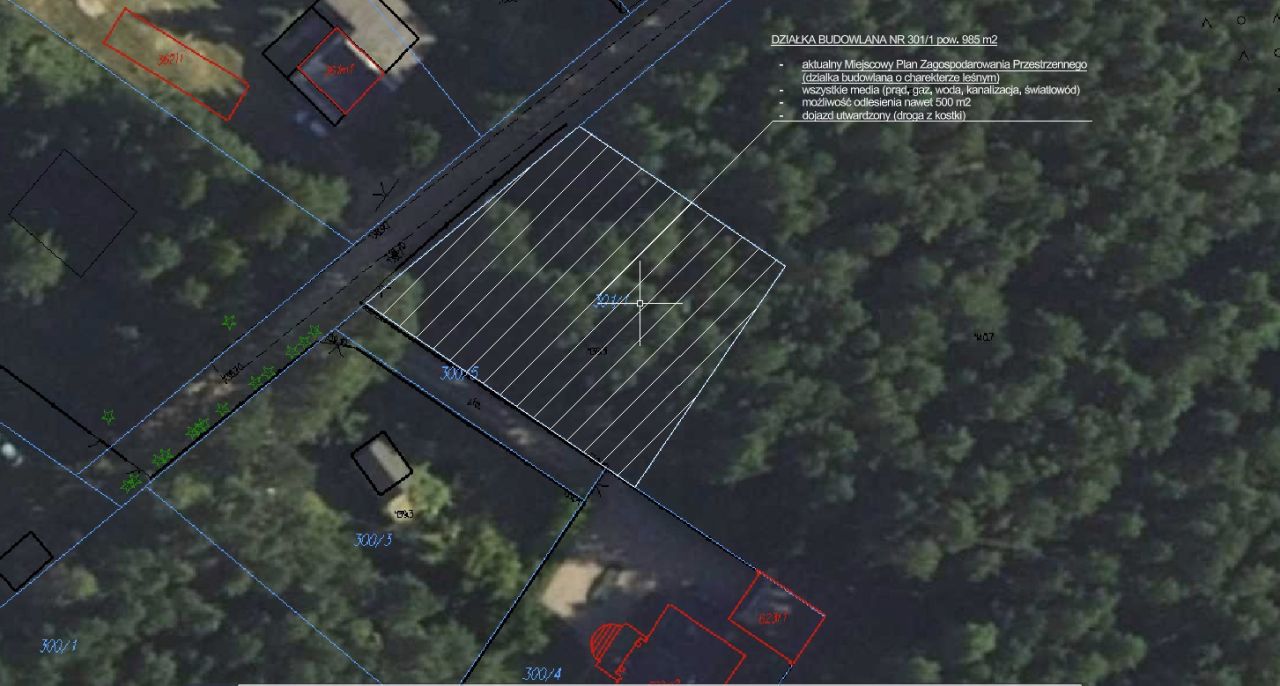 Działka budowlana Niewodnica Kościelna Adwokatowo, ul. Zdrojowa