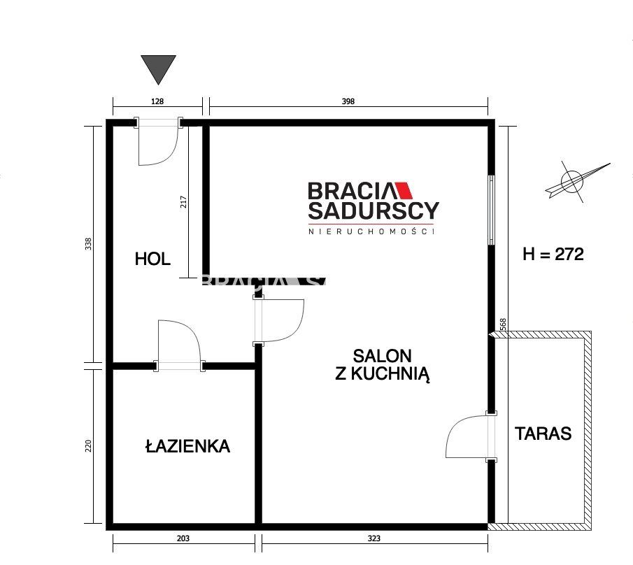 Mieszkanie 1-pokojowe Kraków Bronowice Wielkie, ul. Juliusza Lea. Zdjęcie 20