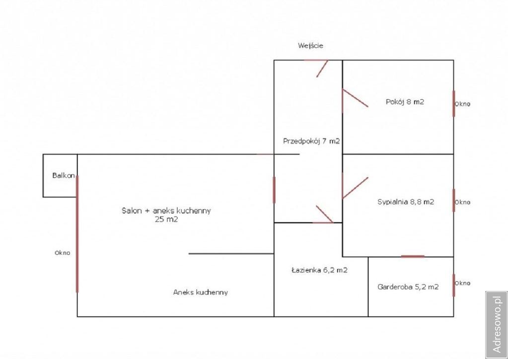 Mieszkanie 4-pokojowe Olsztyn, ul. Na Skarpie. Zdjęcie 20