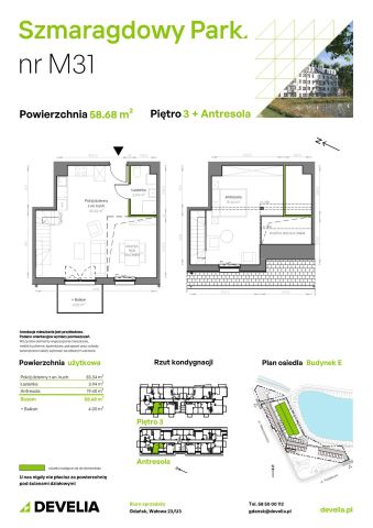 Mieszkanie 3-pokojowe Gdańsk Orunia Górna, ul. Topazowa. Zdjęcie 5