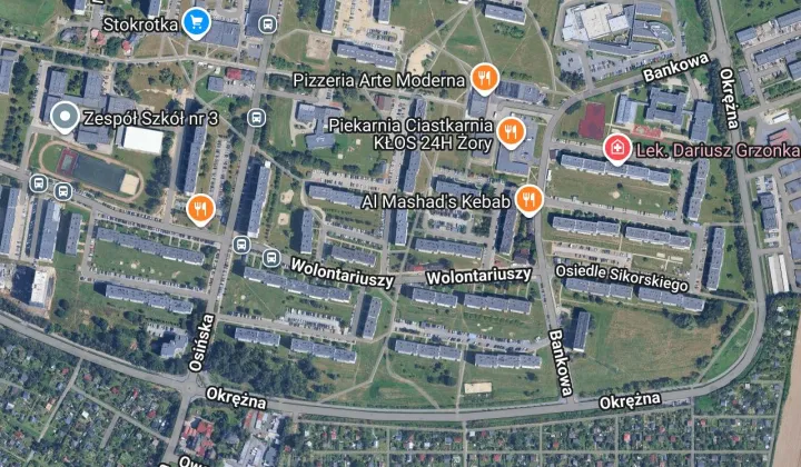 Mieszkanie 4-pokojowe Żory Bajerówka, os. Sikorskiego