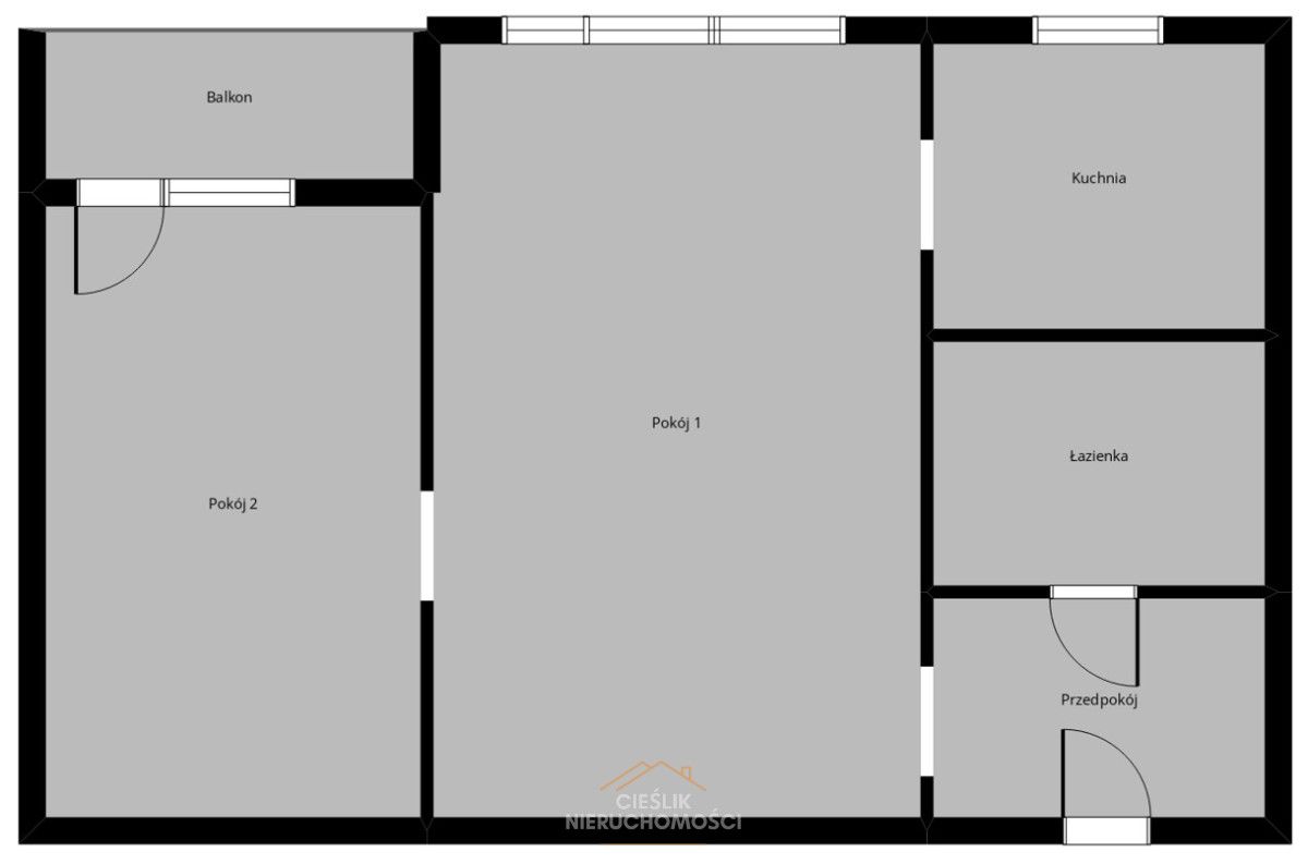 Mieszkanie 2-pokojowe Katowice Dąb, ul. Dobra. Zdjęcie 15