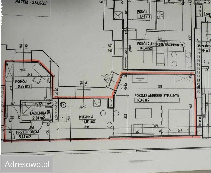 Mieszkanie 2-pokojowe Częstochowa Trzech Wieszczów, al. Aleja Wolności. Zdjęcie 3