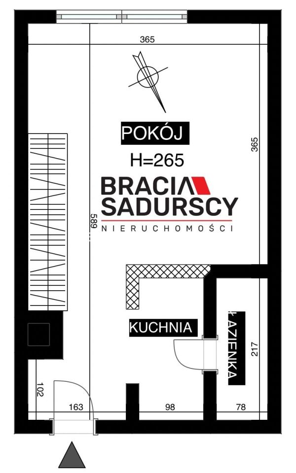 Mieszkanie 1-pokojowe Kraków Nowa Huta, os. Ogrodowe. Zdjęcie 18