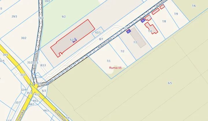 Działka inwestycyjna Rumia, ul. Kwarcowa