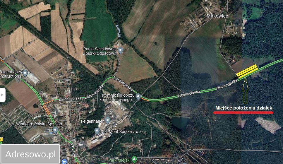 Działka budowlana Mirkowice. Zdjęcie 2
