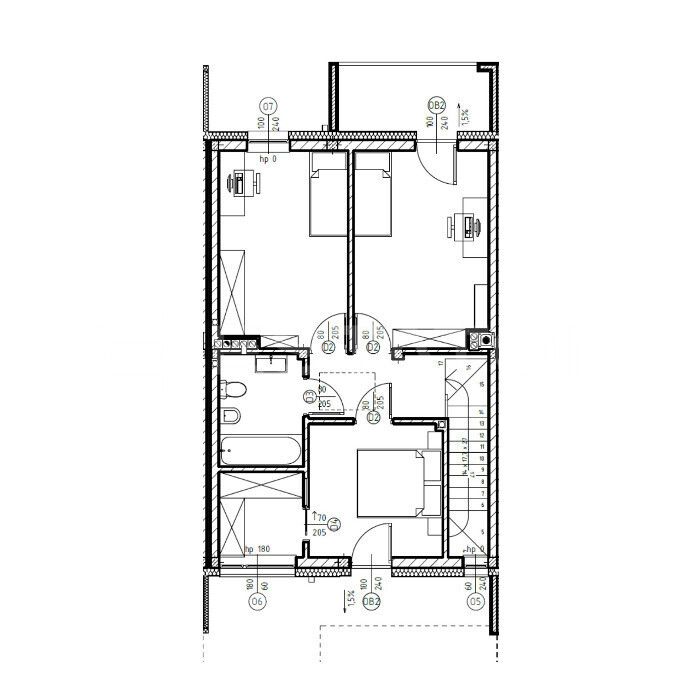 dom szeregowy, 4 pokoje Rzeszów, ul. Myśliwska. Zdjęcie 3