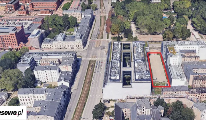 Działka inwestycyjna Łódź Śródmieście, ul. Ogrodowa