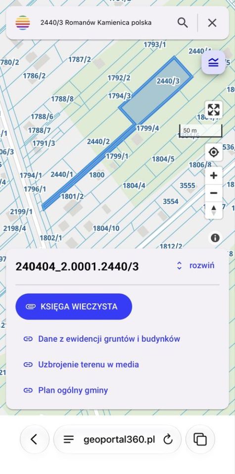 Działka budowlana Romanów. Zdjęcie 2