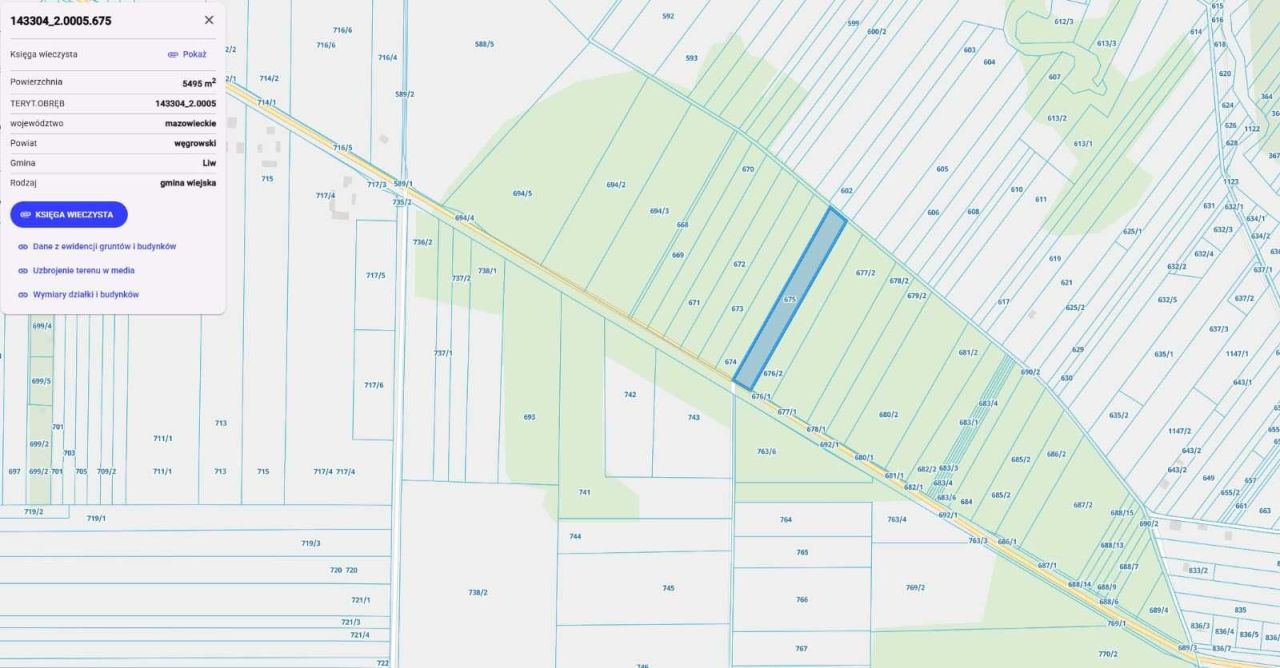 Działka leśna Krypy. Zdjęcie 6