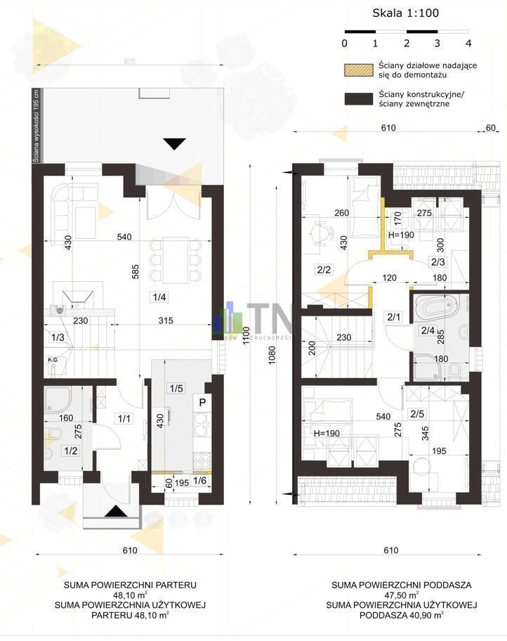 dom szeregowy, 4 pokoje Nadolice Wielkie. Zdjęcie 15