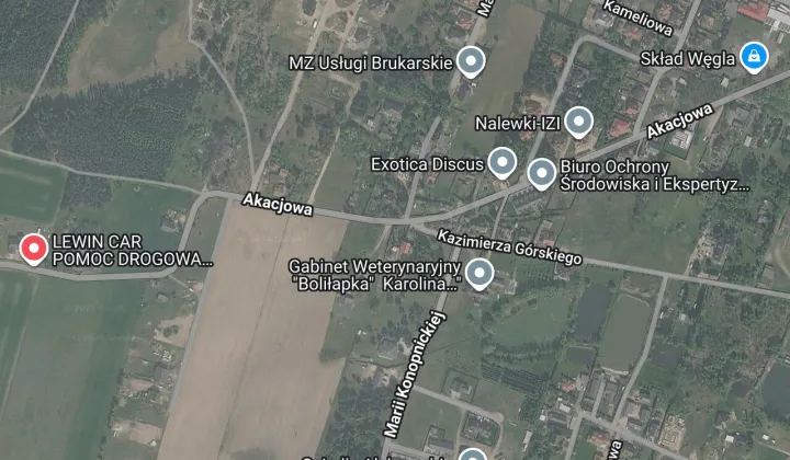 Działka budowlana Rudunki
