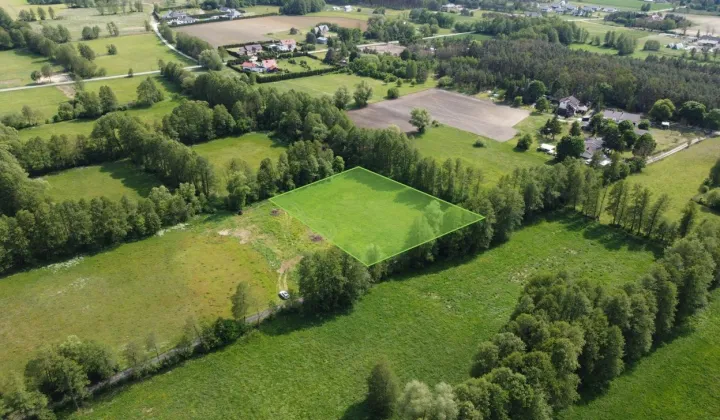 Działka inwestycyjna Zarośle Cienkie