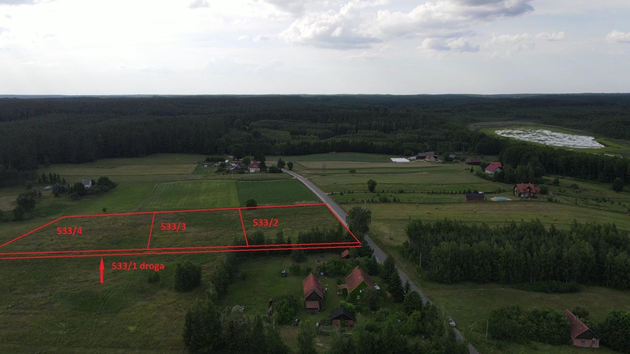 Działka rolno-budowlana Jerzwałd. Zdjęcie 3