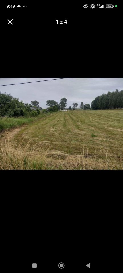 Działka budowlana Głużek. Zdjęcie 1