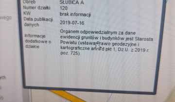 Działka inwestycyjna Słubica A, ul. Graniczna