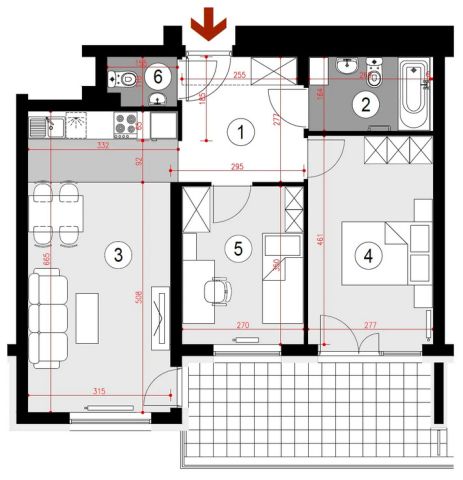 Mieszkanie 3-pokojowe Rzeszów, ul. Lubelska. Zdjęcie 11