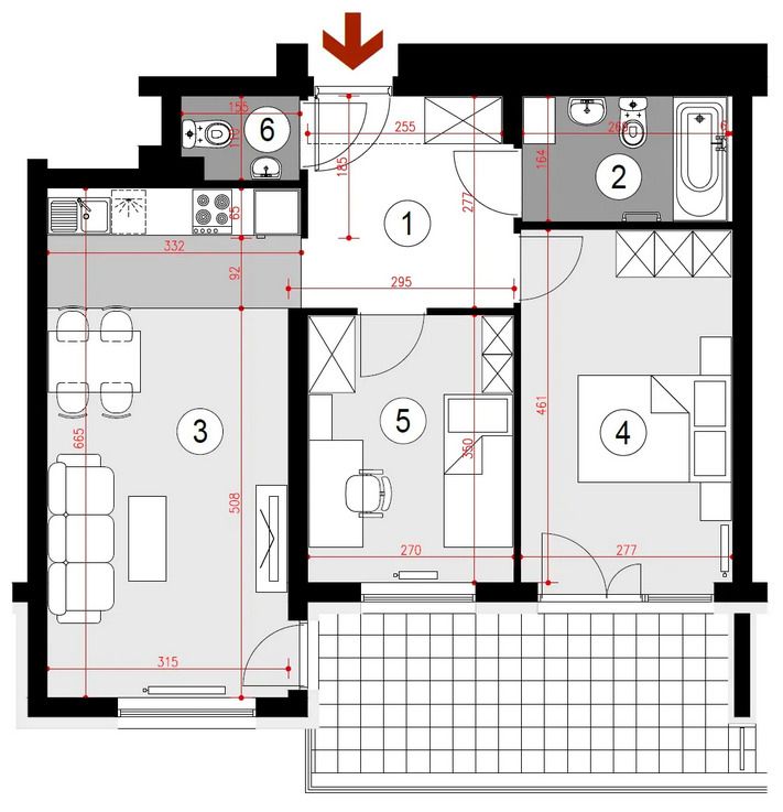 Mieszkanie 3-pokojowe Rzeszów Staromieście, ul. Lubelska. Zdjęcie 11