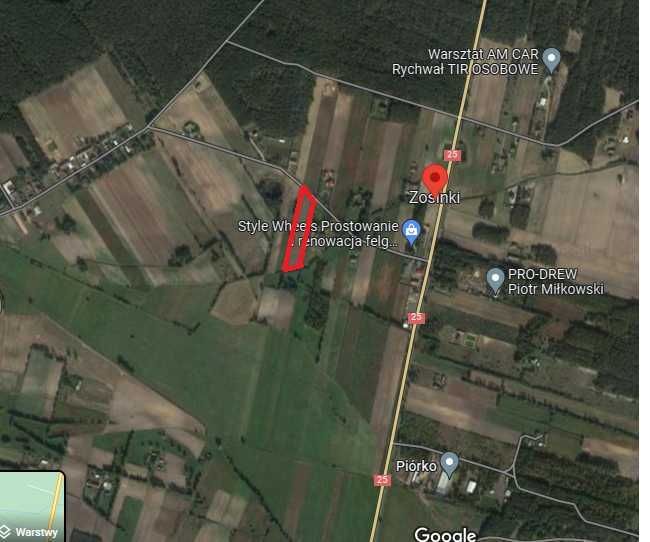 Działka budowlana Zosinki. Zdjęcie 2