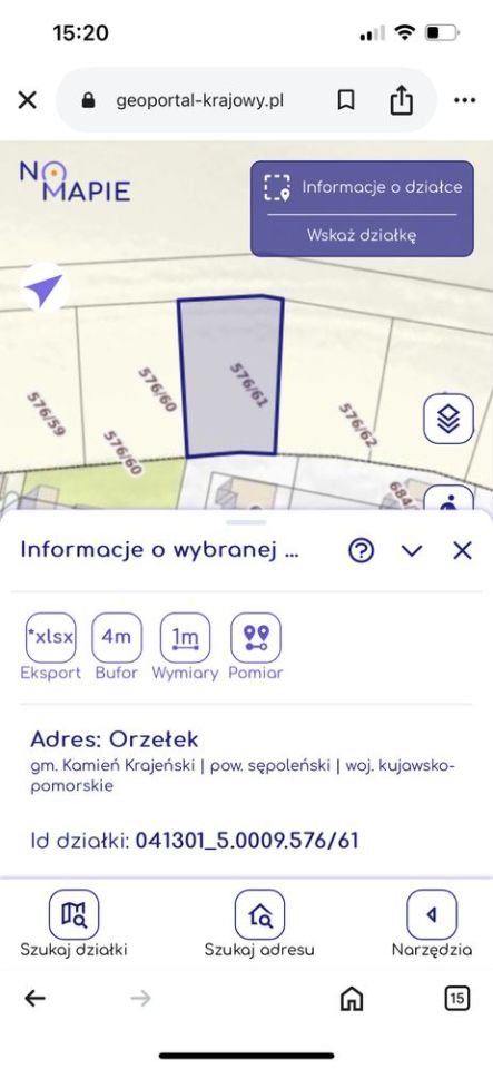 Działka budowlana Orzełek