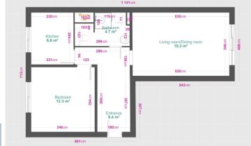 Mieszkanie 2-pokojowe Ruda Śląska, ul. Józefa Grzegorzka