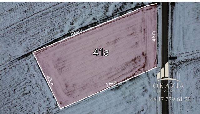 Działka inwestycyjna Niechobrz. Zdjęcie 2