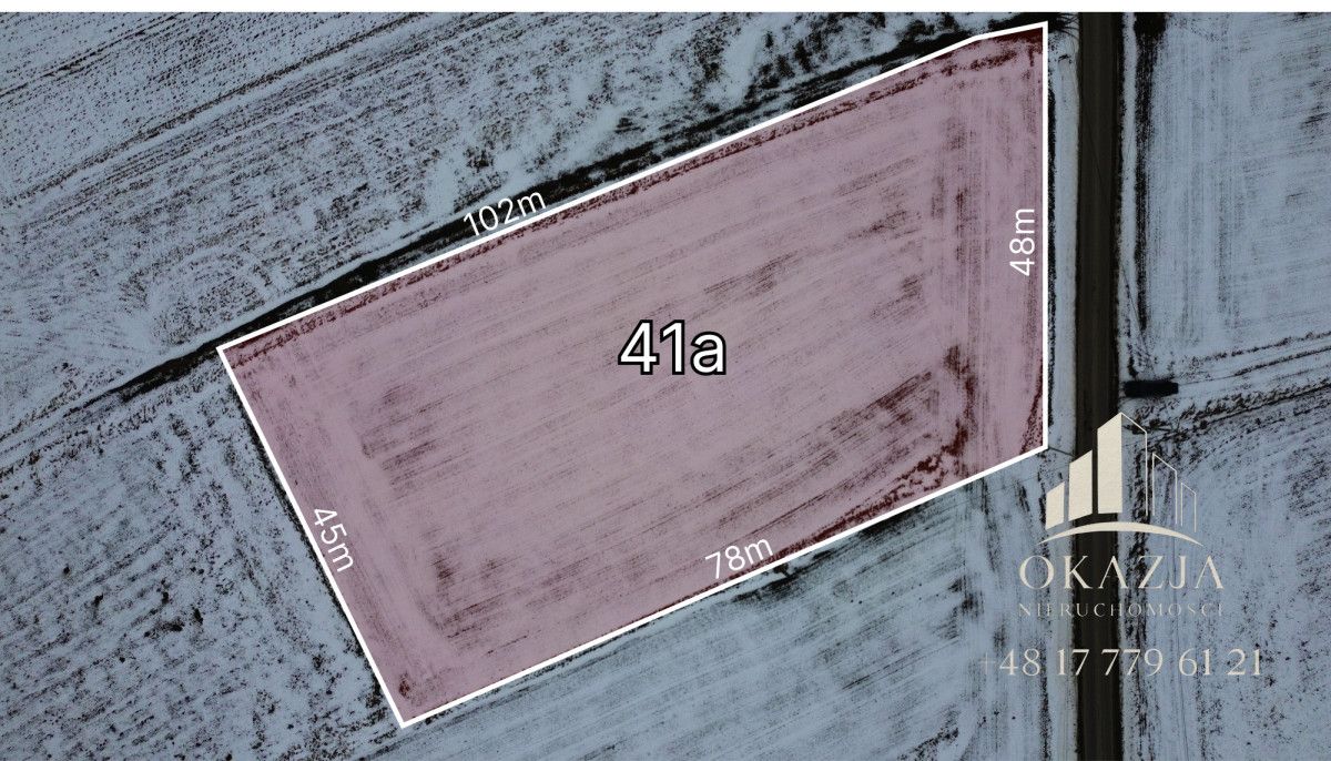 Działka inwestycyjna Niechobrz. Zdjęcie 2