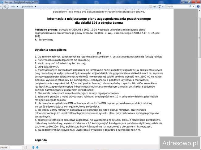 Działka rolna Łomna. Zdjęcie 3