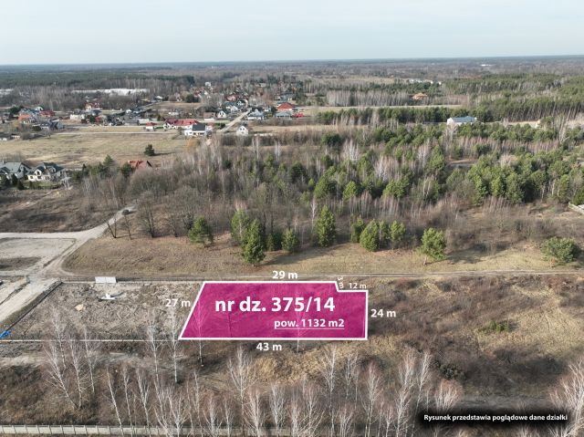 Działka budowlana Długa Szlachecka, ul. Poprzeczna. Zdjęcie 1