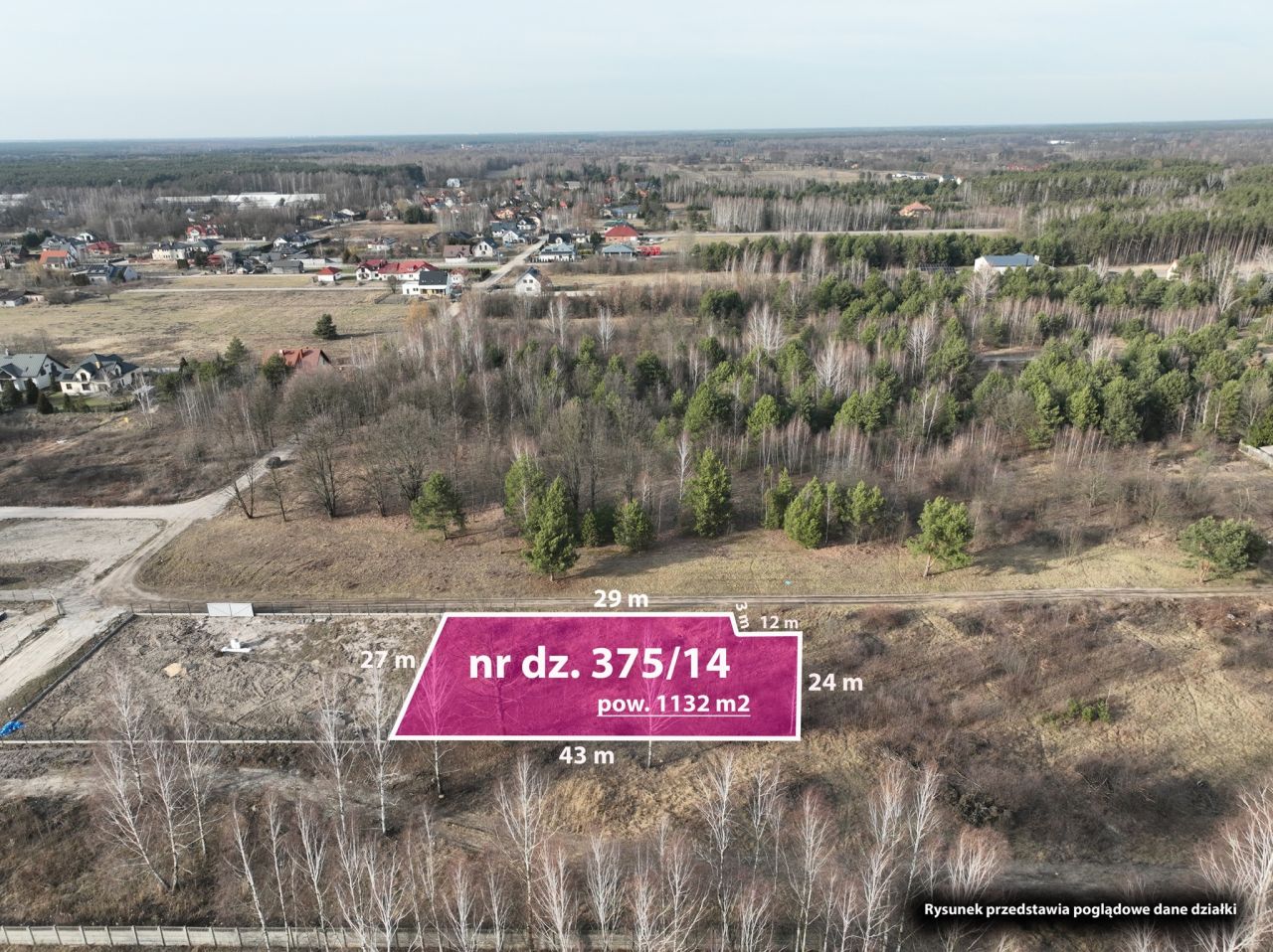 Działka budowlana Długa Szlachecka, ul. Poprzeczna