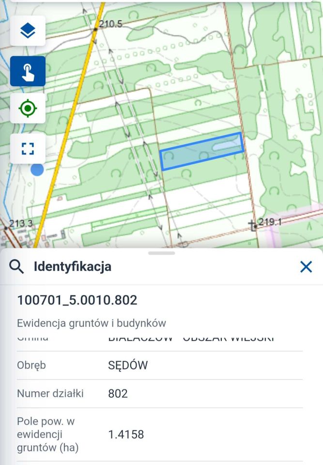 Działka rolno-budowlana Sędów