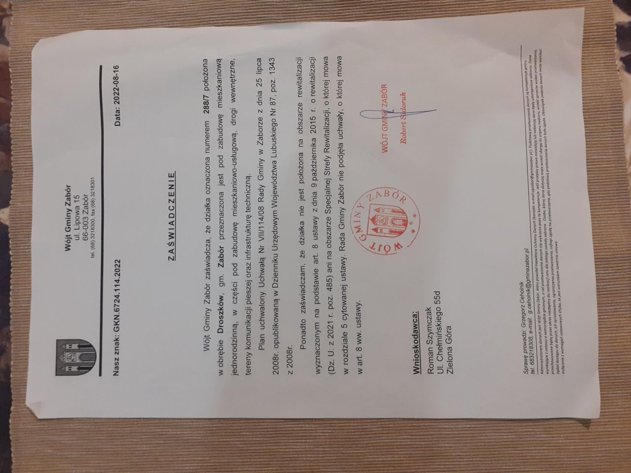 Działka rolno-budowlana Droszków, ul. Dębowa. Zdjęcie 2