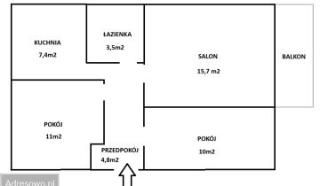 Mieszkanie 3-pokojowe Starogard Gdański, al. Wojska Polskiego