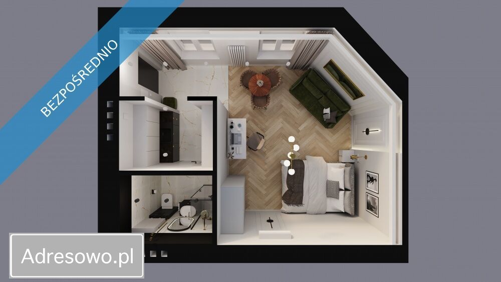 Mieszkanie 1-pokojowe Kraków Stare Miasto. Zdjęcie 13