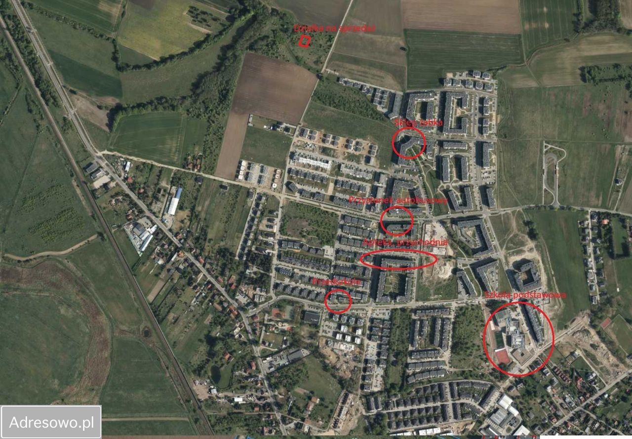 Działka budowlana Wrocław Lipa Piotrowska, ul. Tymiankowa. Zdjęcie 7