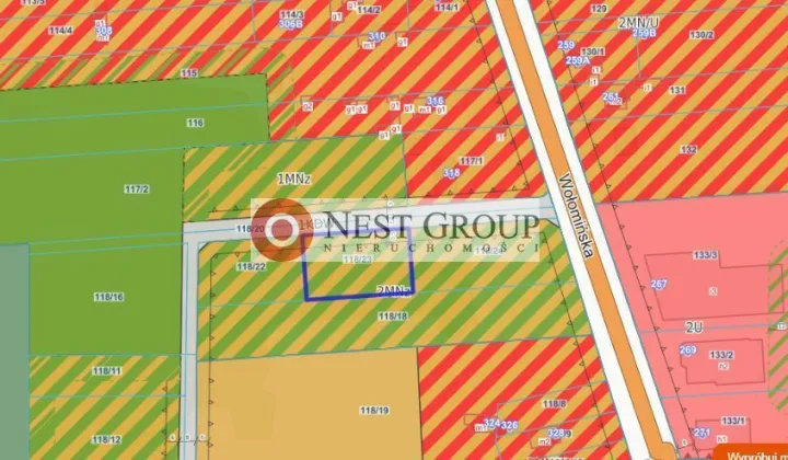 Działka budowlana Nowy Janków, ul. Wołomińska